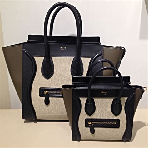 celine bag luggage sizes|Celine nano luggage tote bag.